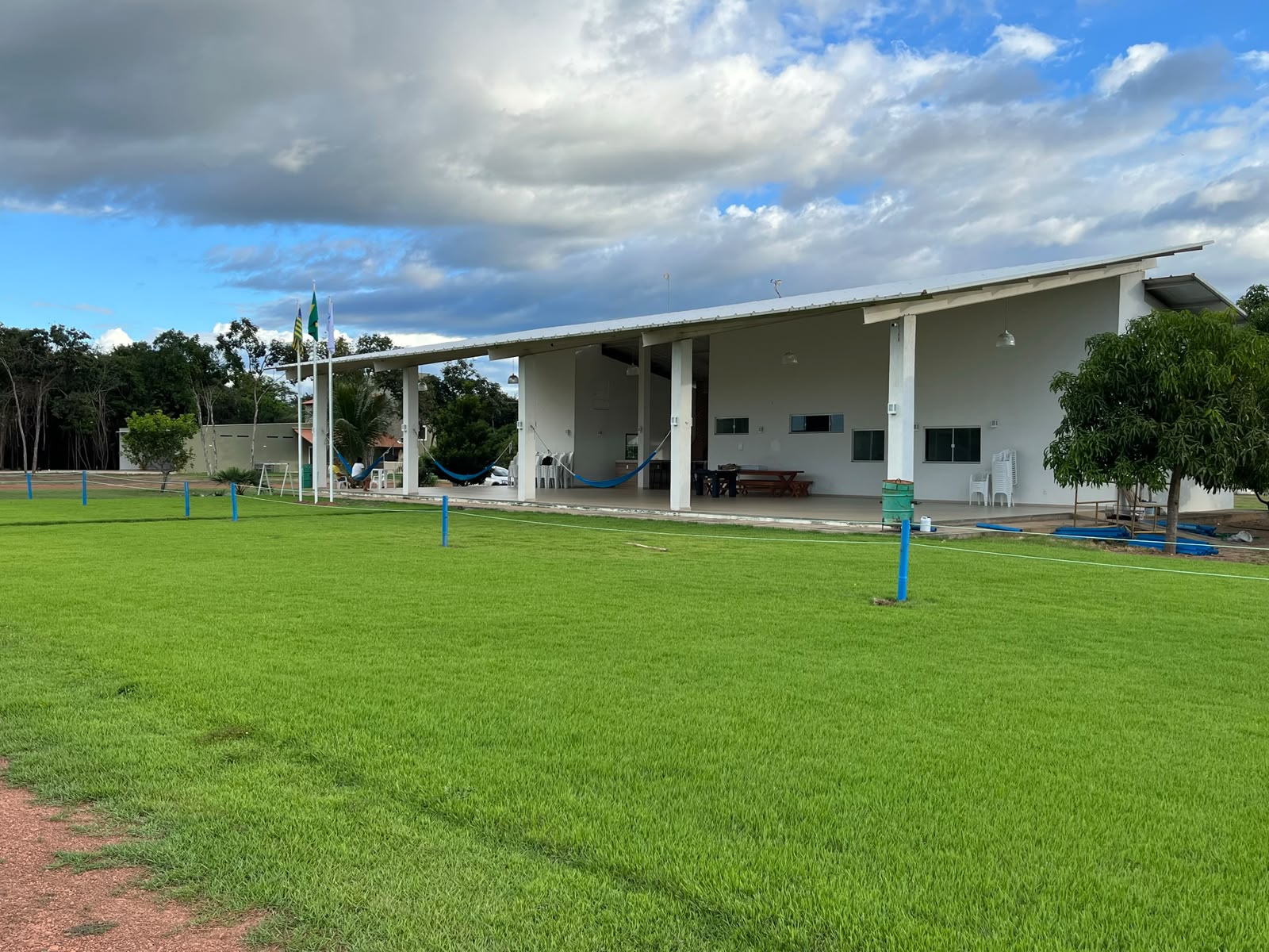 Área de convivência da sede